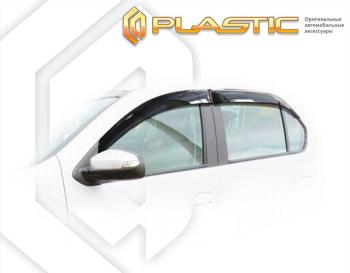 2 099 р. Ветровики дверейClassic полупрозрачныйRenaultLogan 2014–2018Chrome molding=120,  2010030309705  с доставкой в г. Пермь. Увеличить фотографию 1
