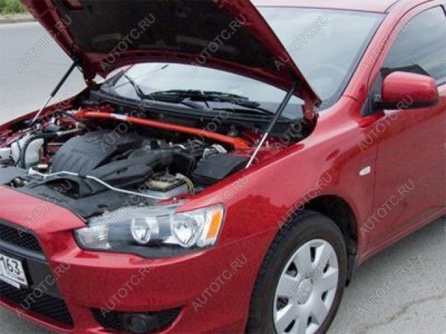 3 799 р. Растяжка передних стоек Mitsubishi Lancer X (2007-н.в.) ТехноМастер ТехноМастер 688245154  с доставкой в г. Пермь