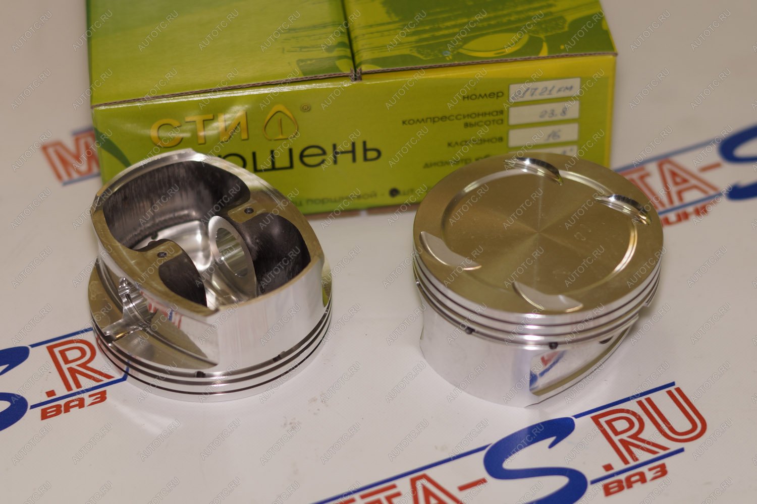 14 699 р. Поршни СТИ 217.21 (82,5, h=23,8 лунка 3,8 см.куб, p=1853мм, valve=3229, 1,21,52,0) СТИ 688247147  с доставкой в г. Пермь