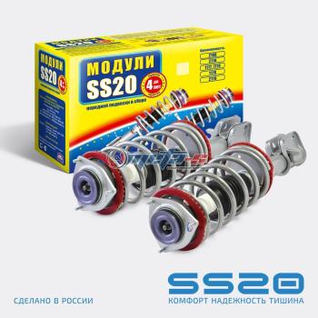 18 699 р. Стойки передние в сборе 2108 SS20 Стандарт с опорой Queen SS20 688248027  с доставкой в г. Пермь. Увеличить фотографию 1
