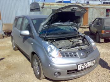 Упор капота ТехноМастер Nissan Note  1 (2004-2013) E11 дорестайлинг, E11 рестайлинг