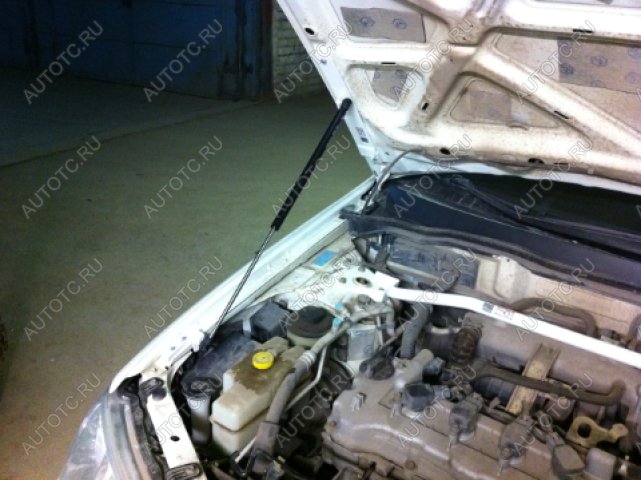 3 499 р. Упор капота ТехноМастер  Nissan Almera Classic  седан (2006-2013) B10  с доставкой в г. Пермь