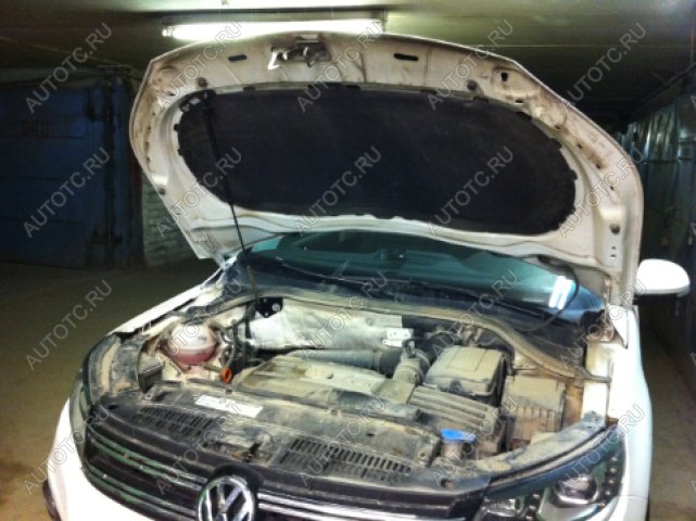 3 499 р. Упор капота ТехноМастер Volkswagen Tiguan NF рестайлинг (2011-2017)  с доставкой в г. Пермь