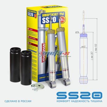 5 289 р. Амортизаторы задние Great Wall Hover SS20 (спорт) SS20 688248158  с доставкой в г. Пермь. Увеличить фотографию 1