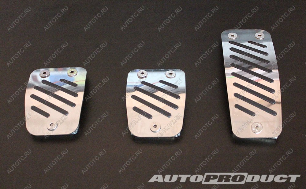 2 399 р. Накладки педалей VESTA механика до 2016 (3 шт) АВТОПРОДУКТ Autoproduct 688249207  с доставкой в г. Пермь