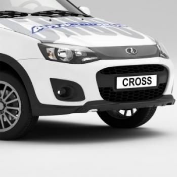 1 389 р. Накладка бампера переднего CROSS Автопродукт Autoproduct 688249215  с доставкой в г. Пермь. Увеличить фотографию 1
