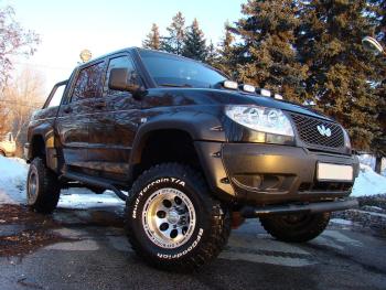 Расширители арок УАЗ Patriot Pickup 23632 LAPTER (с накладками на бампер) LAPTER 688249244