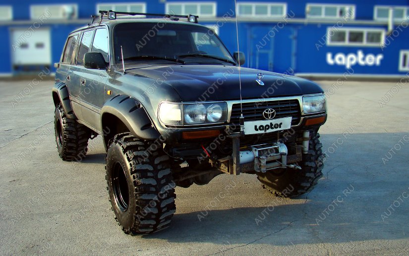 20 999 р. Расширители арок Toyota Land Cruiser 80 LAPTER (ширина 130мм) LAPTER 688249253  с доставкой в г. Пермь