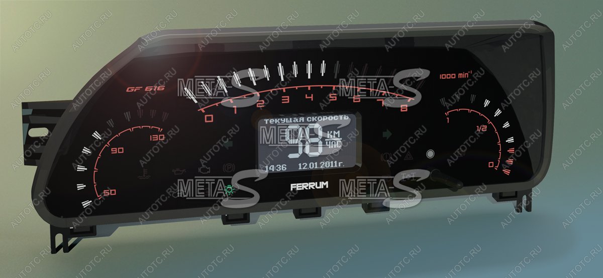64 999 р. Электронная комбинация Niva 4*4 GAMMA GF-616 Ferrum 688246301  с доставкой в г. Пермь