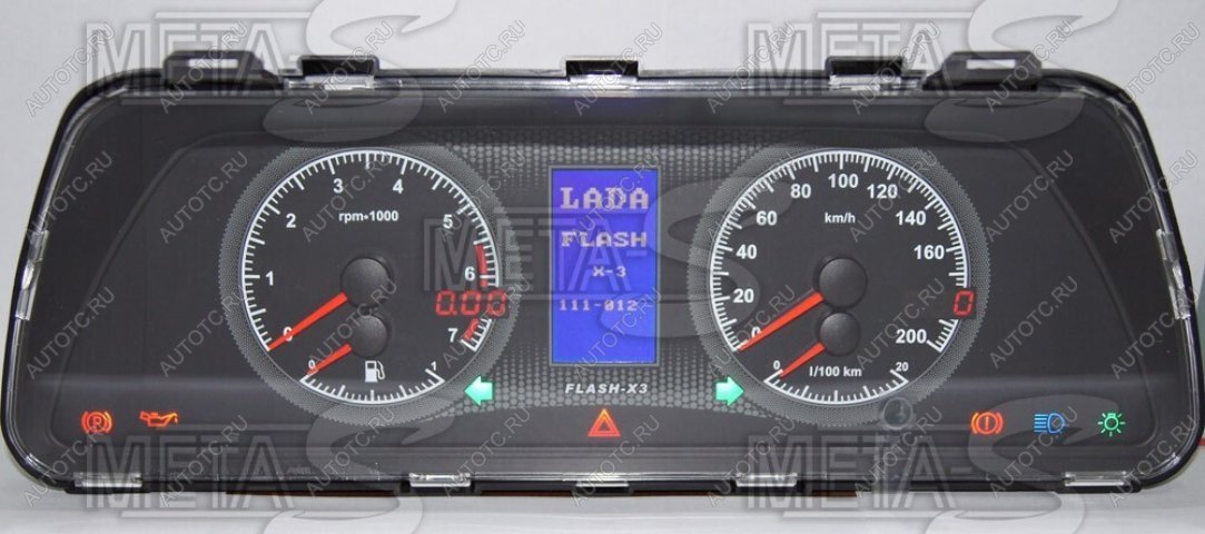 15 399 р. Электронная комбинация приборов FLASH-X3 2110-2114 Элекомм 688246952  с доставкой в г. Пермь