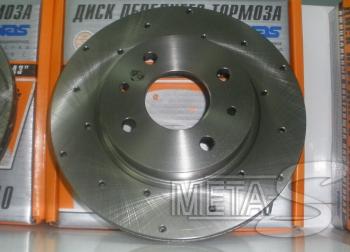 3 999 р. Диски тормозные Alnas 2110-02 с перфорацией Alnas 688247049  с доставкой в г. Пермь. Увеличить фотографию 1