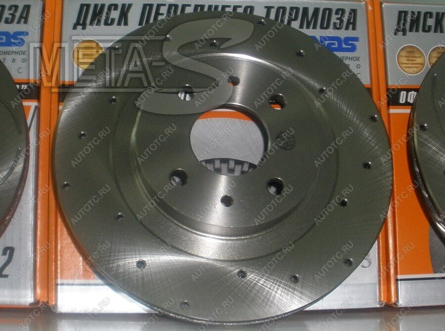 4 499 р. Диски тормозные Alnas 2112-03 с перфорацией Alnas 688247054  с доставкой в г. Пермь