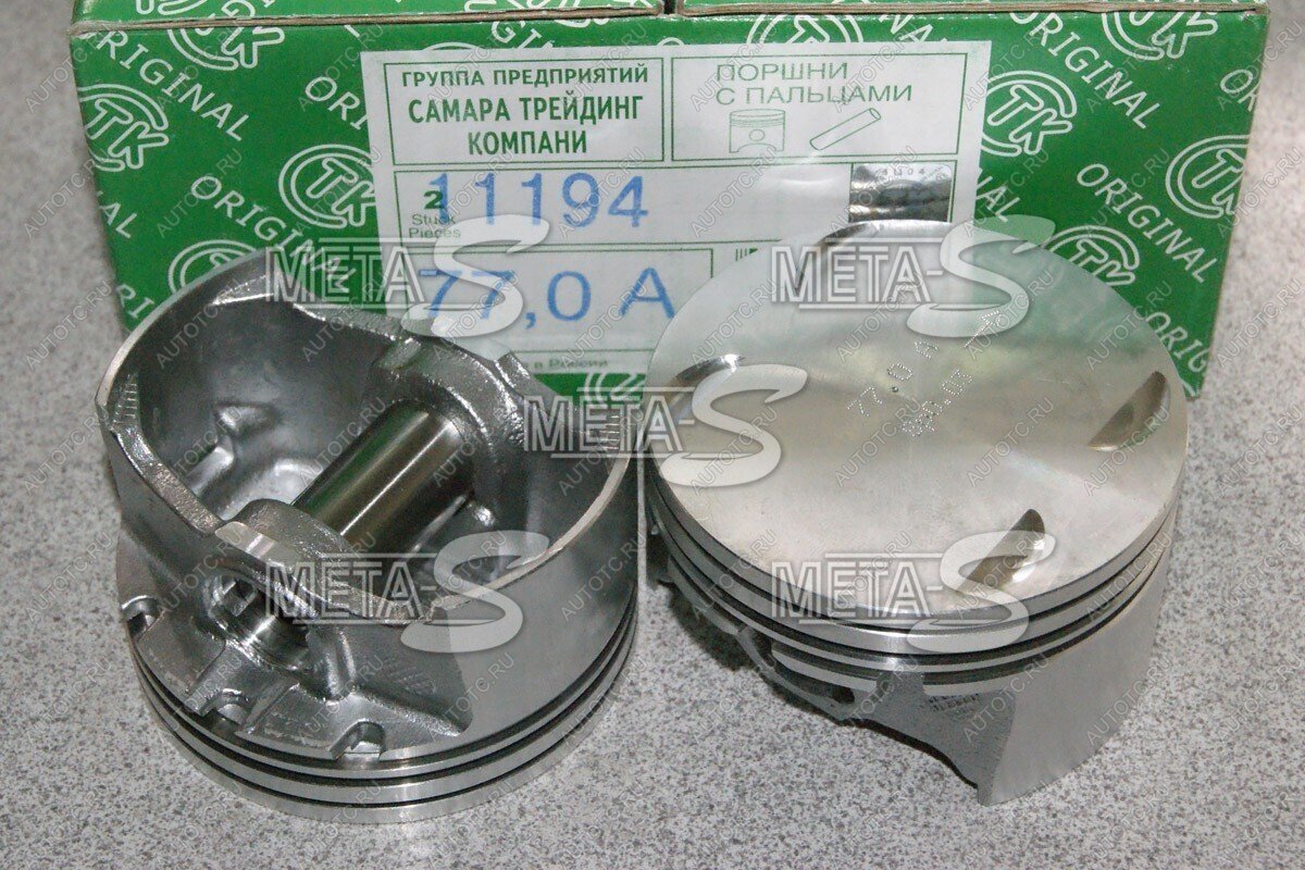 3 399 р. Поршни 11194 СТК 77,0 (Export, безвтык) СТК 688245908  с доставкой в г. Пермь