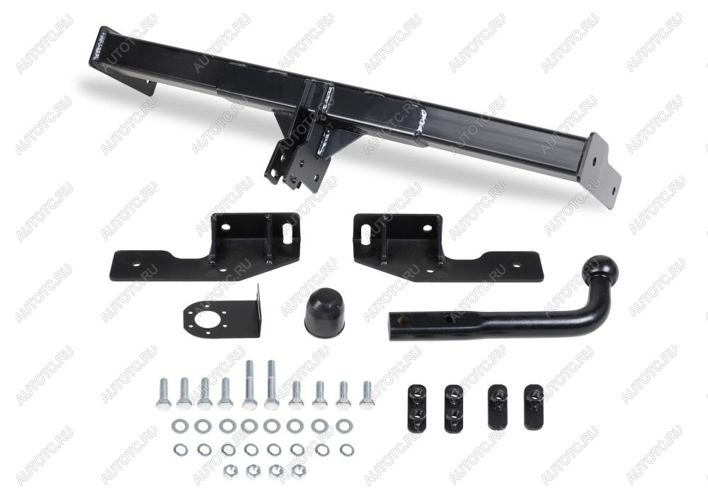 7 249 р. Фаркоп (крепление шара на двух болтах) Atlas Mazda CX-5 KE дорестайлинг (2011-2014) (стальной с порошковым покрытием, шар A (F20))  с доставкой в г. Пермь