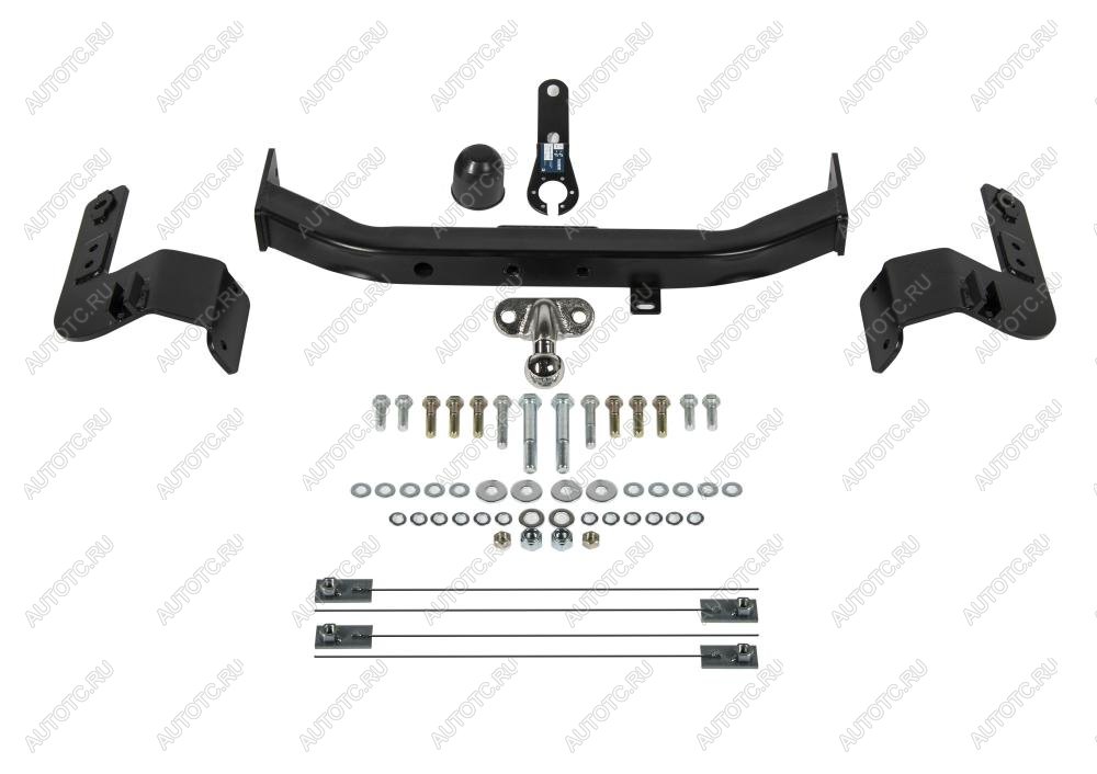 10 349 р. Фаркоп (кроме Executive, TRD)(фланцевое крепление шара) Atlas Toyota Land Cruiser 200 дорестайлинг (2007-2012) (стальной с порошковым покрытием, шар F (C, F30))  с доставкой в г. Пермь