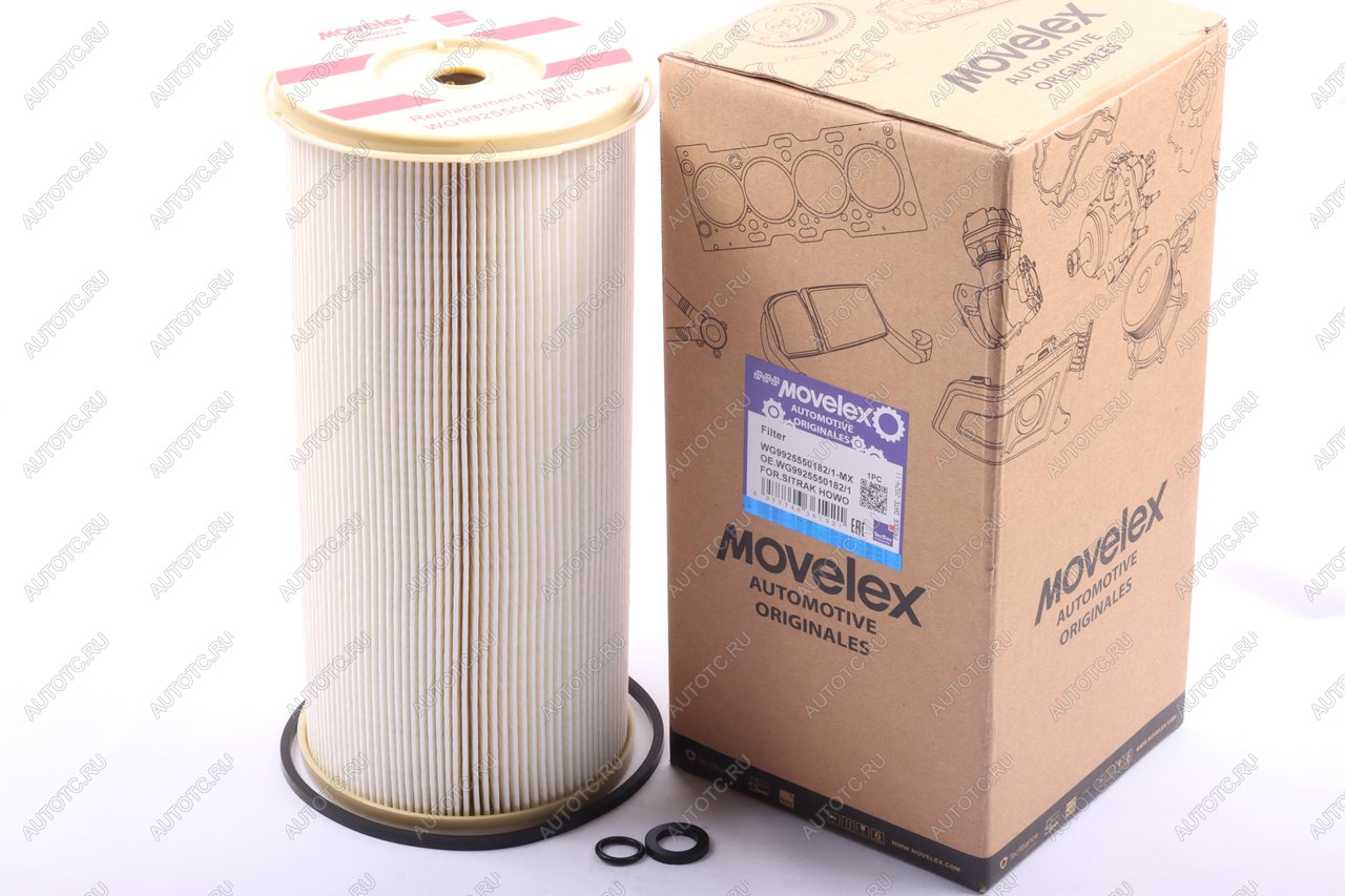 1 369 р. Фильтр топливный SITRAK HOWO сепаратора MOVELEX MOVELEX wg99255501821-mx  с доставкой в г. Пермь