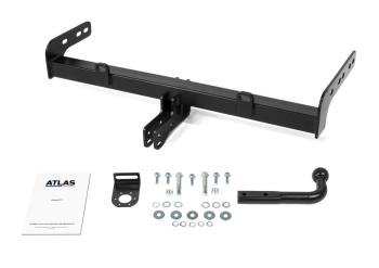 6 949 р. Фаркоп (крепление шара на двух болтах) Atlas Toyota RAV4 XA50 5 дв. дорестайлинг (2018-2025) (стальной, шар A (F20))  с доставкой в г. Пермь. Увеличить фотографию 2