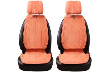 Накидки для сидений автомобиля из велюра Exsclusiv Plus Оранжевый Seintex 317710