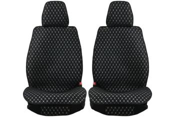 Каркасные накидки для сидений автомобиля из ткани Classic Ultra Черно-белый Seintex 317854