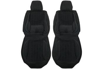 3 699 р. Каркасные накидки для сидений автомобиля из велюра Comfort Черный Seintex 317888  с доставкой в г. Пермь. Увеличить фотографию 2