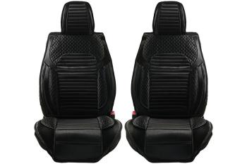 Каркасные накидки для сидений автомобиля из велюра Premium Черный Seintex 317697