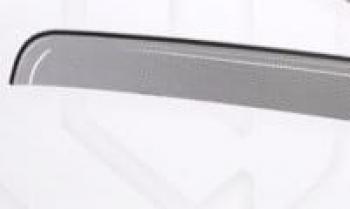 Козырек заднего стекла СA-Plastiс Toyota Corolla  E150 (2009-2013) седан рестайлинг (Шелкография черная)