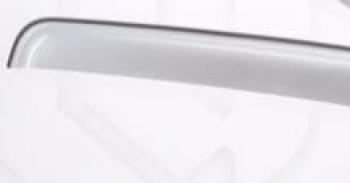 Козырек заднего стекла CA-Plastiс Toyota Corolla  E150 (2009-2013) седан рестайлинг (Шелкография серебро)