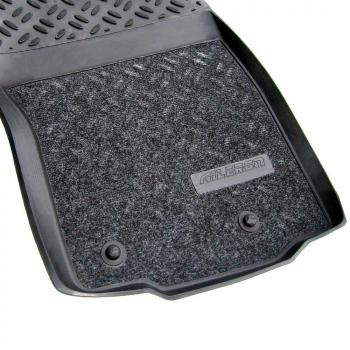 Коврики в салон (3D SOFT комбинированные) Aileron Audi A4 ( B6,  B7) (2000-2008) седан, универсал