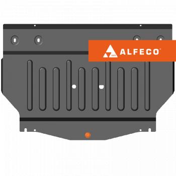 Защита картера и КПП (V-all) ALFECO Changan CS55 (2017-2018) дорестайлинг (алюминий 4 мм)
