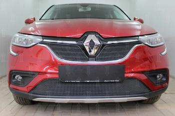 3 499 р. Защита радиатора (низ) Стрелка11 Стандарт Renault Arkana (2019-2025) (черная)  с доставкой в г. Пермь. Увеличить фотографию 2