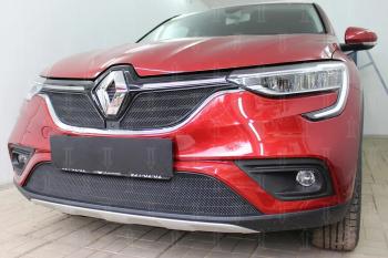 3 499 р. Защита радиатора (низ) Стрелка11 Стандарт Renault Arkana (2019-2025) (черная)  с доставкой в г. Пермь. Увеличить фотографию 3