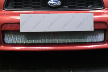Защита радиатора Стрелка11 Стандарт Subaru Impreza  GG (2000-2002) хэтчбэк дорестайлинг (хром)