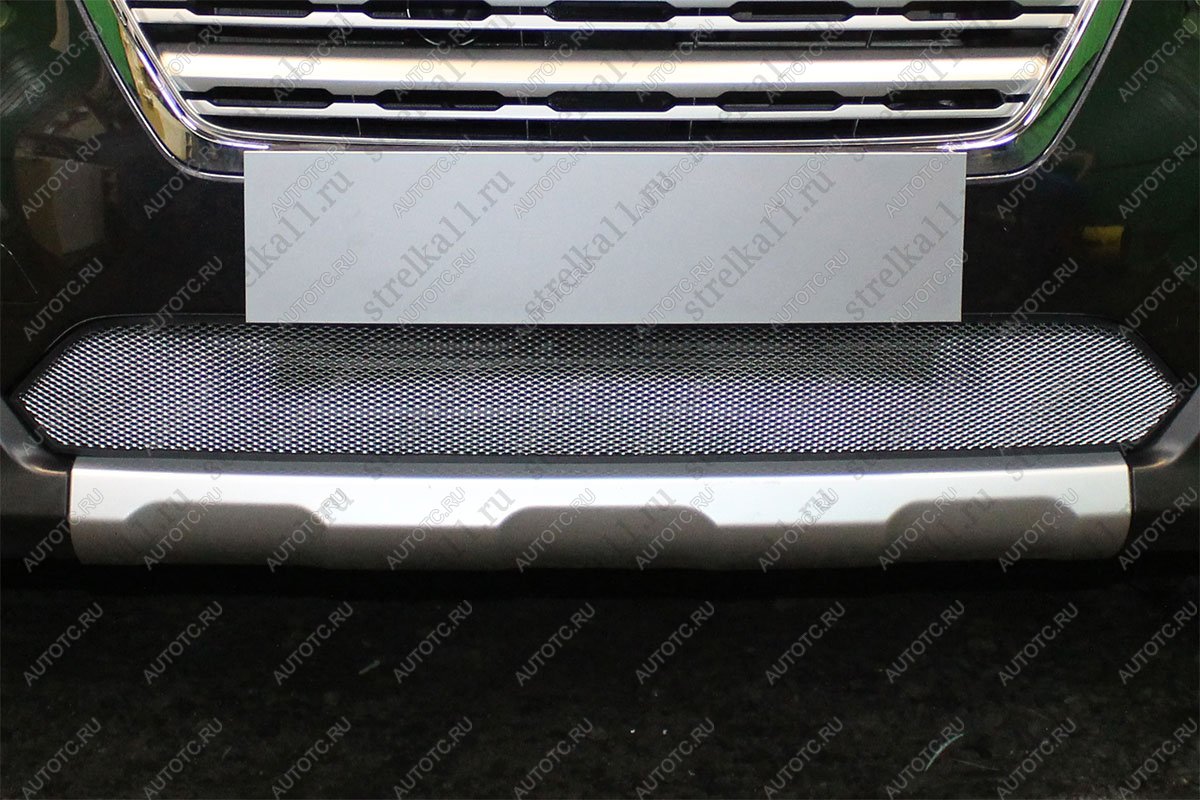 3 149 р. Защита радиатора Стрелка11 Стандарт  Subaru Outback  BS/B15 (2014-2018) дорестайлинг универсал (хром)  с доставкой в г. Пермь