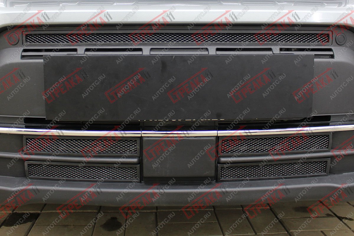 2 249 р. Защита радиатора Стрелка11 Стандарт Suzuki Vitara LY рестайлинг (2018-2025) (черная)  с доставкой в г. Пермь