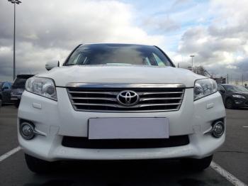 2 899 р. Защита радиатора Стрелка11 Стандарт Toyota RAV4 XA30 5 дв. 2-ой рестайлинг (2010-2013) (черная)  с доставкой в г. Пермь. Увеличить фотографию 2