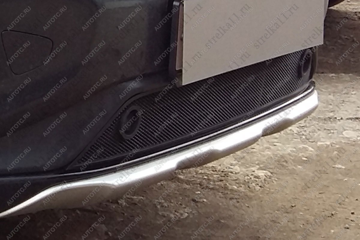 3 149 р. Защита радиатора (с парктроником) Стрелка11 Стандарт Volvo XC60  рестайлинг (2013-2017) (черная)  с доставкой в г. Пермь