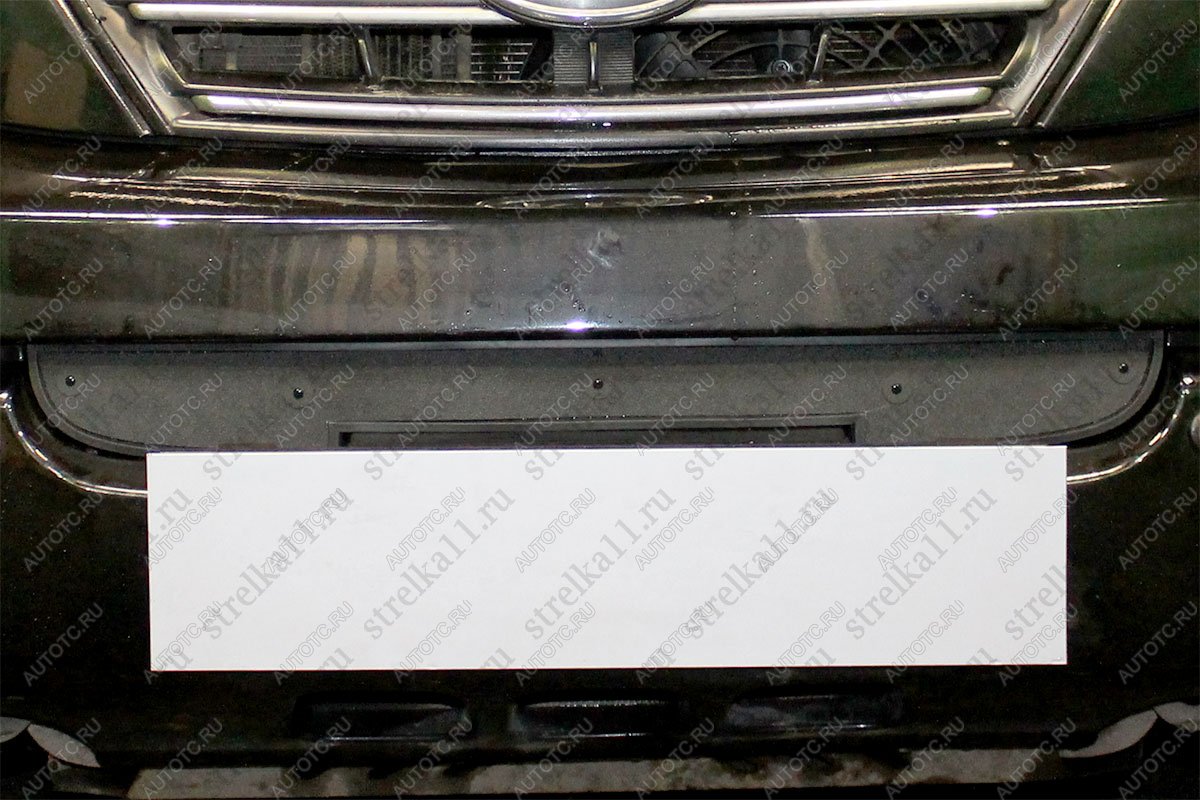 759 р. Зимняя заглушка решетки радиатора (низ) Стрелка11    KIA Sorento  BL (2006-2010) рестайлинг (черная)  с доставкой в г. Пермь