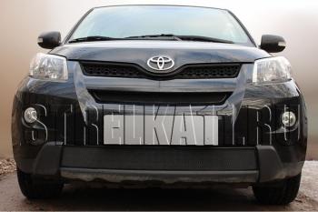 759 р. Зимняя заглушка решетки радиатора (низ) Стрелка11 Toyota Urban Cruiser 5 дв. (2008-2016) (черная)  с доставкой в г. Пермь. Увеличить фотографию 2