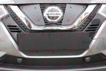 Зимняя защита на стяжке (верх) Стрелка11 Nissan Qashqai 2 J11 рестайлинг (2017-2022)