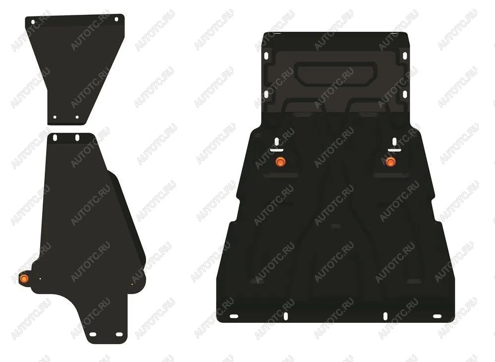 21 299 р. Защита рулевых тяг, картера, кпп и рк ( 3 части) (V-1,7) ALFECO  Chevrolet Niva  2123 (2002-2020) дорестайлинг, рестайлинг (алюминий)  с доставкой в г. Пермь