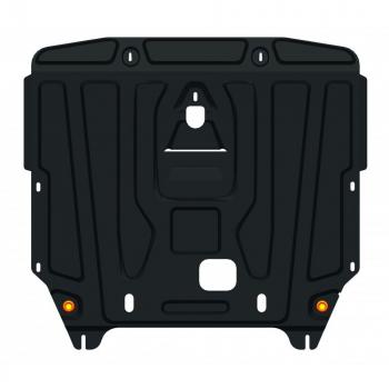 Защита раздатки (установка невозможна без ALF15602st) (V-2.5 DT) ALFECO Nissan NP300 (2008-2013) (алюминий 4 мм)