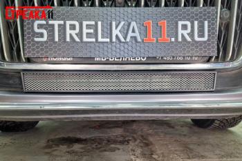 Защита радиатора Стрелка11 (низ) Стандарт Hongqi H5 (2022-2025) (хром)