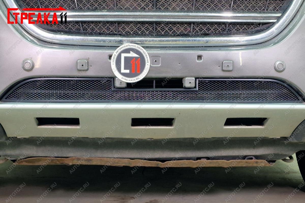 2 199 р. Защита радиатора (низ) Стрелка11 Стандарт  Haval H6 (2013-2020) (черная)  с доставкой в г. Пермь