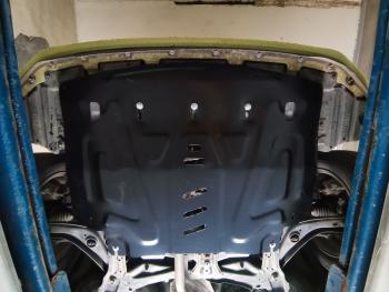 Защита картера и КПП (V-1,5 FWD) ALFECO Toyota Sienta XP170 дорестайинг (2015-2019)