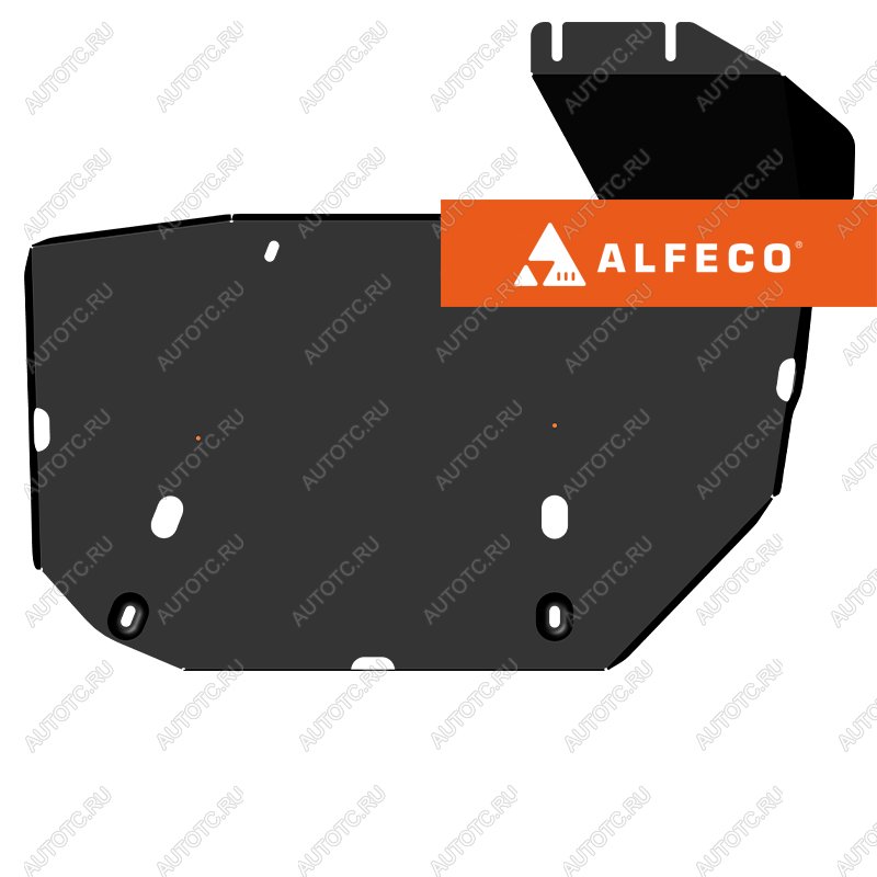 16 649 р. Защита топливного бака и адсорбера (2 части) (V-all) ALFECO  JAC JS6 (2022-2025) (алюминий 4 мм)  с доставкой в г. Пермь