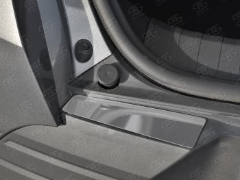 919 р. Защитные накладки заднего бампера Russtal Renault Arkana (2019-2025) (Нержавейка полированная)  с доставкой в г. Пермь. Увеличить фотографию 3