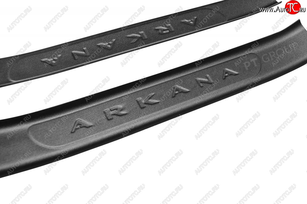 1 919 р. Пороги накладки в проем дверей Petroil Tuning  Renault Arkana (2019-2025) (ABS-пластик)  с доставкой в г. Пермь