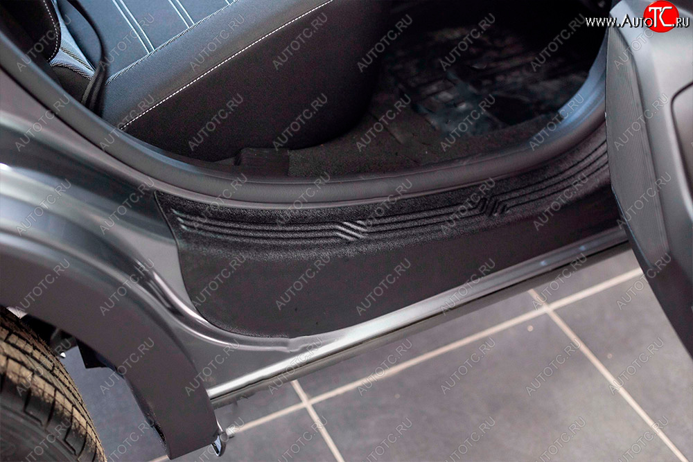 2 989 р. Накладки порожков салона RA Renault Arkana (2019-2025) (Задние)  с доставкой в г. Пермь