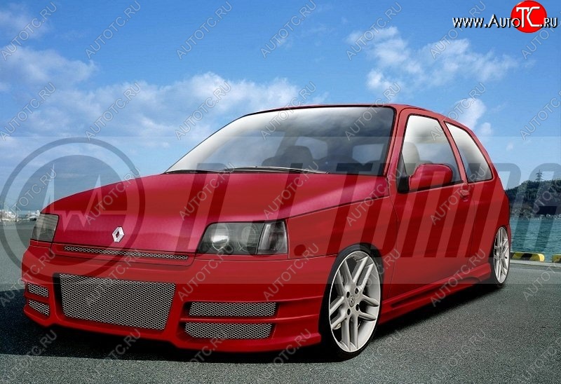 22 899 р. Передний бампер D.J. Renault Clio B57 дорестайлинг, хэтчбэк 5 дв. (1990-1994)  с доставкой в г. Пермь