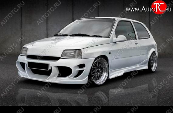 22 899 р. Передний бампер EVO Renault Clio B57 дорестайлинг, хэтчбэк 5 дв. (1990-1994)  с доставкой в г. Пермь